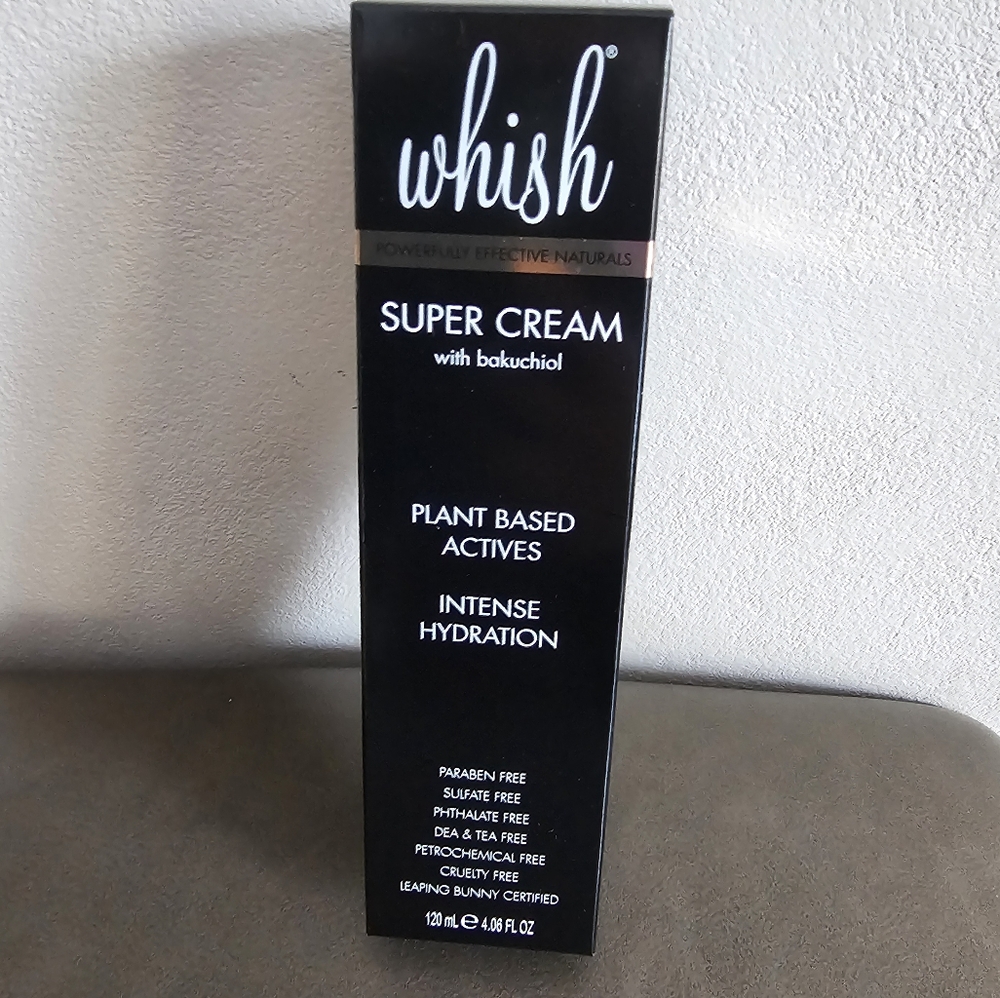 Whish Super Cream W/ Bakuchiol Hydrating Body Lotion Full Size 4.06 Oz New